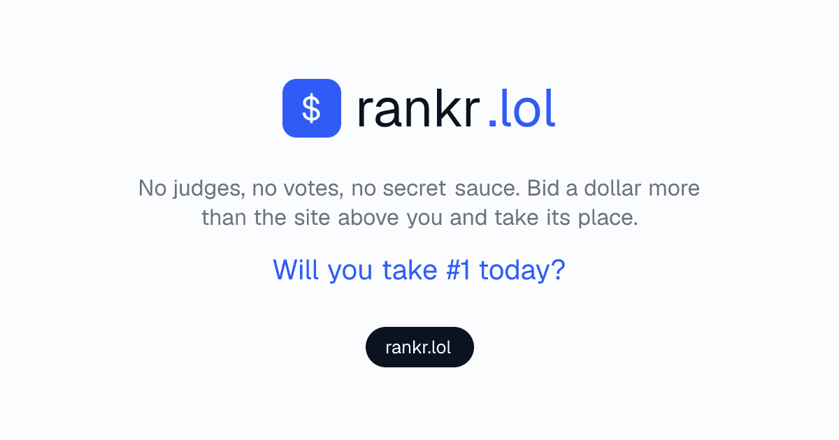 rankr.lol Open Graph preview